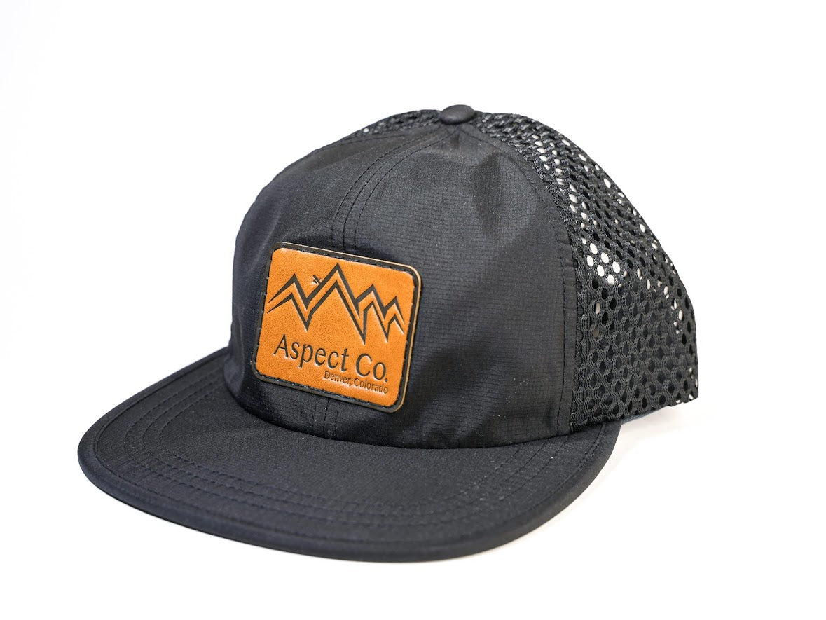 Lightweight Black Mesh Hat