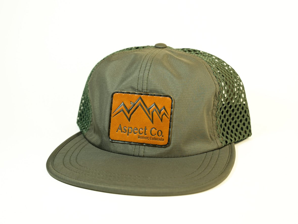 Lightweight Green Mesh Hat